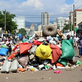 limpeza após o carnaval