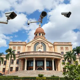 sala de videomonitoramento