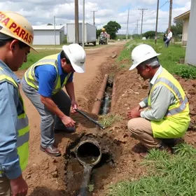 vazamentos nas tubulações de água
