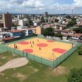 revitalização da quadra esportiva