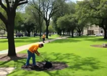 limpeza no Parque de Exposições