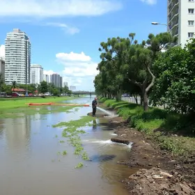 limpeza e desobstrução de córregos