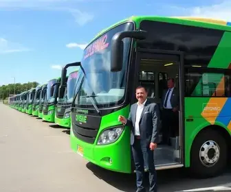 nova frota de ônibus