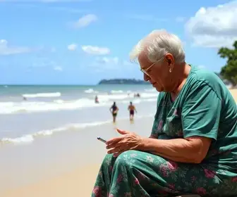 ação de saúde e lazer para idosos